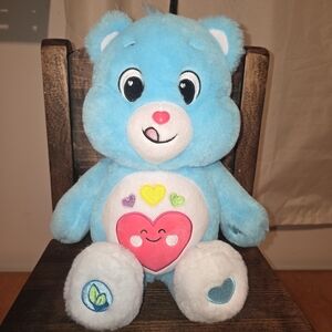 Care Bears Blue and White Plush Toy
